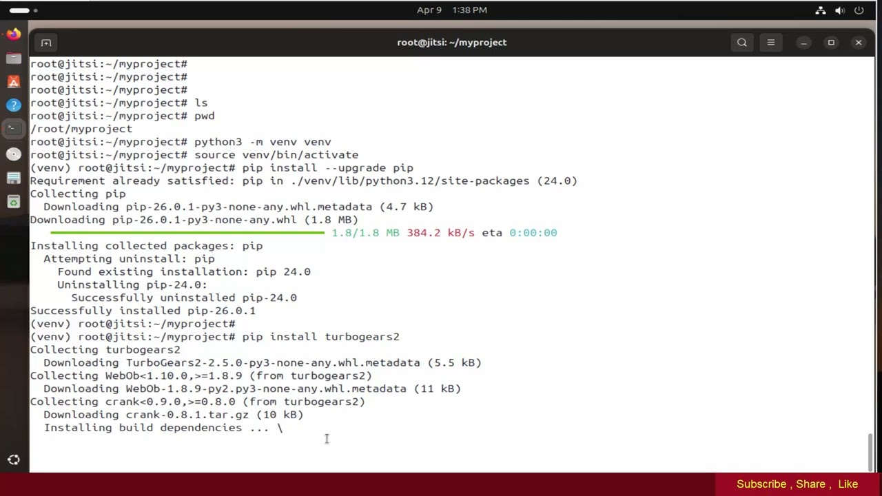 How To Deploy TurboGears 2 On Ubuntu 24.04 LTS