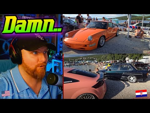 This European Car Show on the Beach is Amazing..