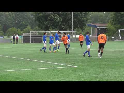 4 juli 2020 SV Houten JO19-1 vs VV De Meern JO19-1 vriendsch 3-1 Prachtige goal Genrich (2-1)