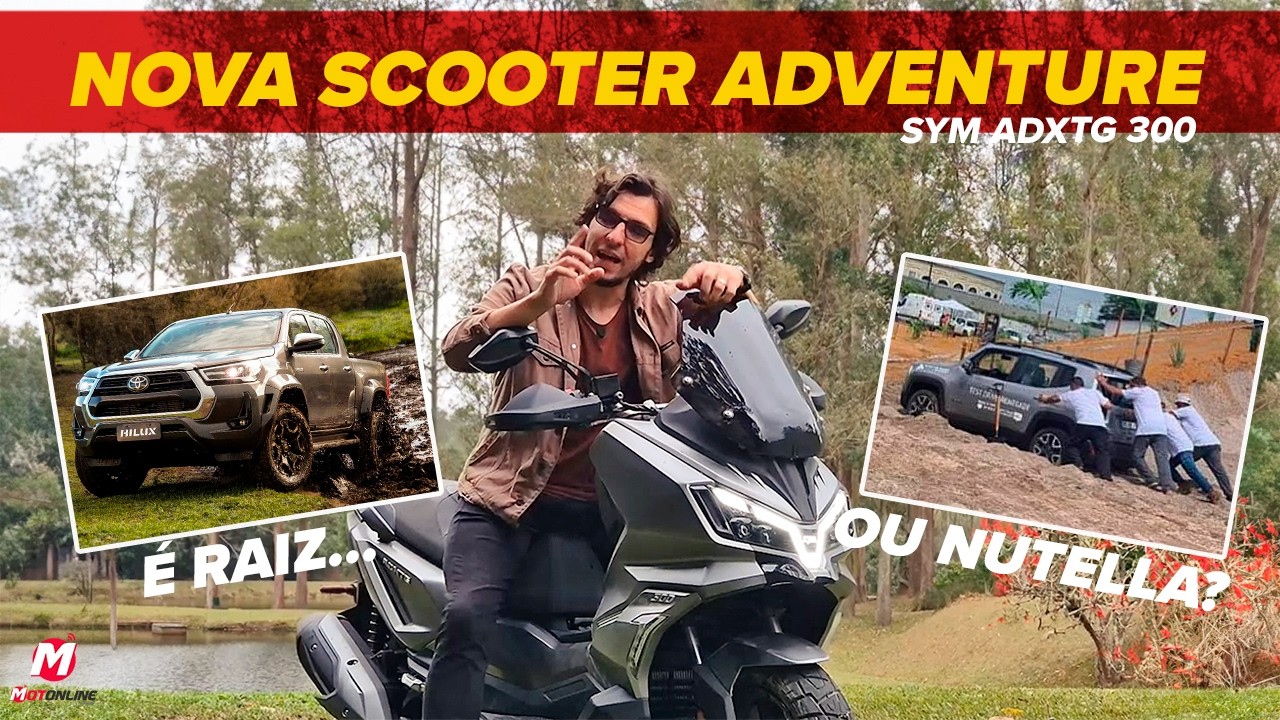 Scooter aventureira da SYM chegou: Conheça a ADXTG 300!