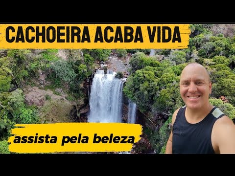 CACHOEIRA DO ACABA VIDA SOBREVOO DE DRONE 