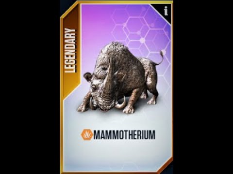 JW The Game: Cenezoic Hybrid Unlocked Mammotherium MAX LVL 40!!!