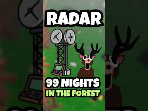 How to Use the NEW Radar 📡 Locate Key Structures – 99 Nights in the Forest (Crafting Update)