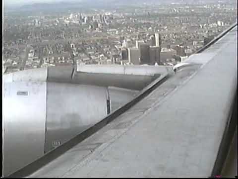 TWA, L-1011 Flight (1991), Phoenix to St Louis + bonus MD-80, ORD landing.