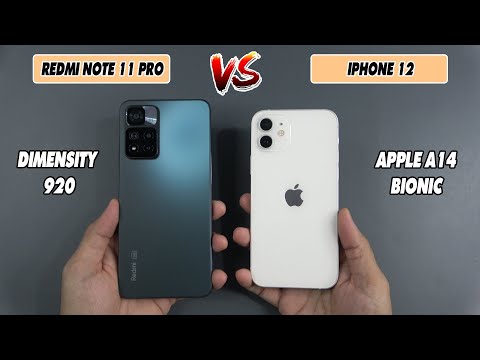 Xiaomi Redmi Note 11 Pro vs iPhone 12 | SpeedTest and Camera comparison