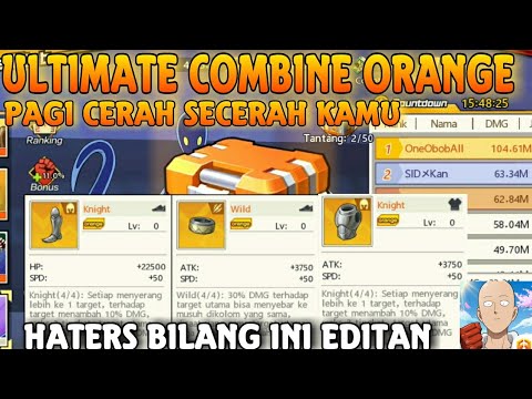 ULTIMATE COMBINE EQUIP ORANGE OPM , COMBINE PAGI BERKAH HOKI PARAH - One Punch Man The Strongest