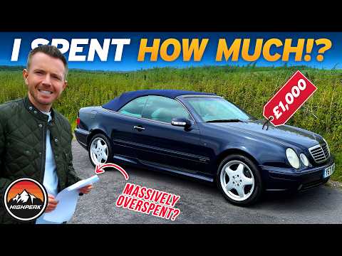I’VE MASSIVELY OVERSPENT Fixing My £1,000 Mercedes CLK!