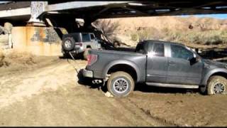 preview picture of video 'Jeep Afton Canyon F150 Recovery.mov'