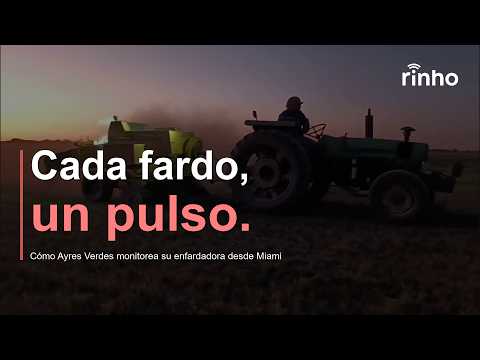 Telemetría de enfardadora desde Miami · Caso Ayres Verdes (alfalfa, Santiago del Estero)