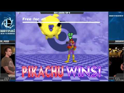 Smash ‘N’ Splash 3 - N64 Top 8 - Losers Top 8 - Dogs Johnson vs. Bark Sanchez