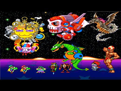Brutal Mario HD: Super Kitiku Mario World: All Bosses Part 3