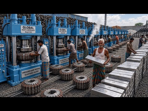 Untold! Top5 Most Primitive Aluminium Recycling & Unbelievable Manufacturing Process Videos