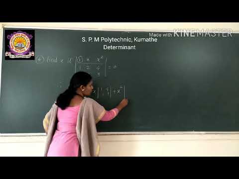 Determinant Equation