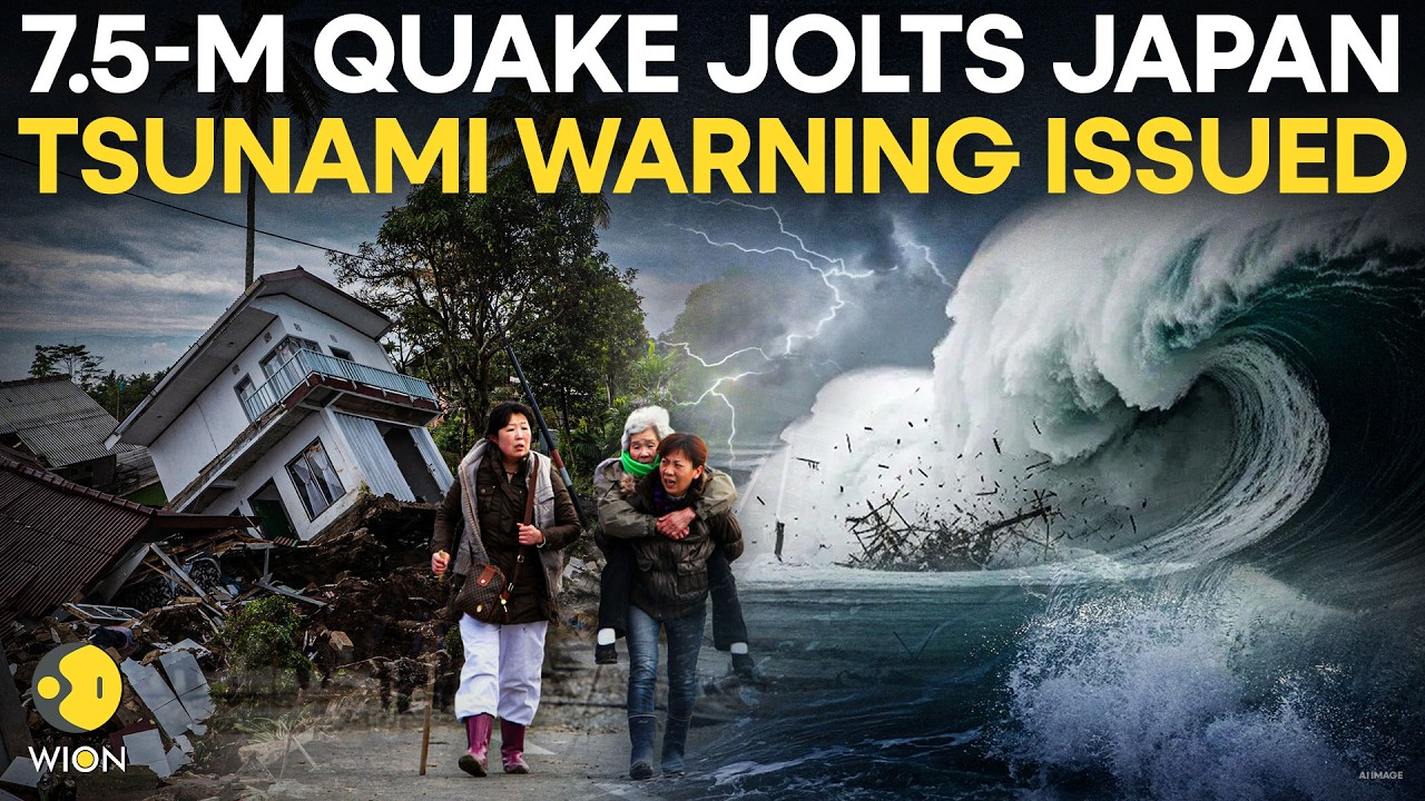 Japan Earthquake LIVE: MASSIVE 7.5-Magnitude Quake Jolts Japan, Tsunami Warning Issued | BREAKING