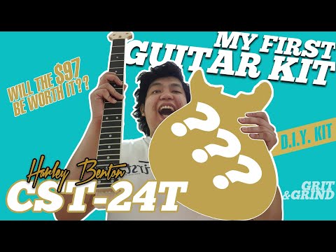 VLOG 01 | MY FIRST D.I.Y. GUITAR KIT!!! | HARLEY BENTON CST-24T KIT