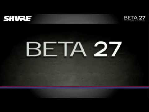 Shure Beta 27 Instrument Microphone Product Video