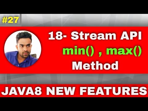18 Stream Api Java8 Min Max Method Java Stream Min Max Method Example Min And Max Method