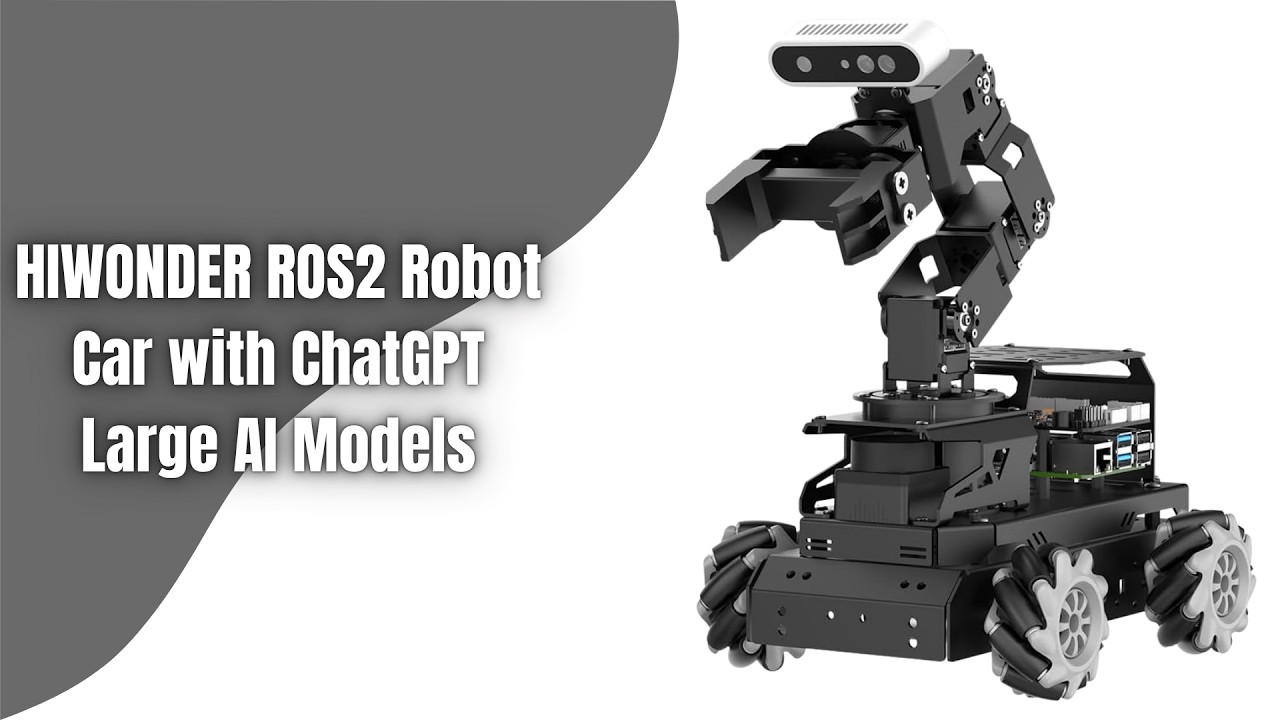 HIWONDER ROS2 Robot Car Review | ChatGPT AI Robot with 6DOF Arm and SLAM Navigation!