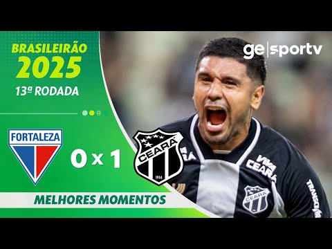 Gols e lances de Fortaleza x Ceará