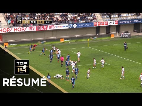 TOP 14 - Résumé Montpellier-Agen: 33-17 - J21 - Saison 2018/2019