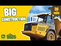 Real Big Construction Vehicles Working With Music John Deere Kids