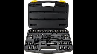 Juego de dados para uso en mecánica automotriz, STANLEY 37 piezas