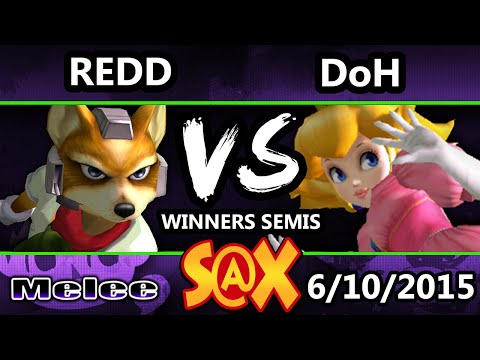 S@X 101 - DoH (Peach) Vs. VGBC | Redd (Fox) SSBM Winners Semis - Smash Melee