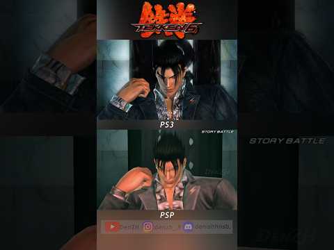 Boss Jin Kazama – Tekken 6 PSP vs PS3 #tekken #tekken8 #jinkazama #shorts #tekken6