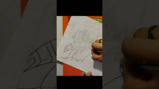 Dibujo de Gaara🏜️ Anime: Naruto #anime #dibujotradicional #art #lápiz #pluma #manga