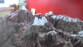maqueta del cañon del colca