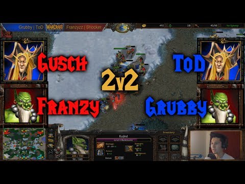 Warcraft 3 | 2v2 Grubby & ToD vs Franzyzz & Gusch | FLAMESTRIKES