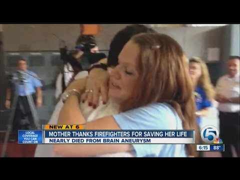 Mother thanks firefighters