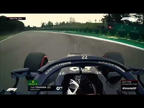 Woomitex crashes his AlphaTauri AT02