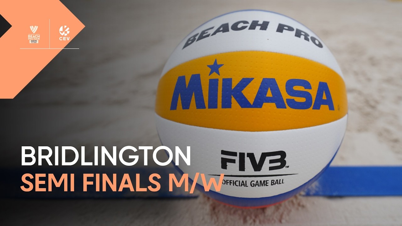 LIVE | 2026 Volleyball World Beach Pro Tour Futures | Bridlington | Semi Finals M/W