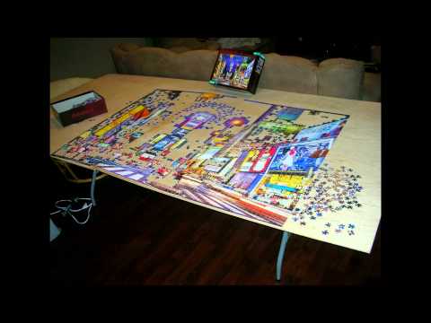 Times Square Puzzle (4000 Pieces) Jigsaw Time-Lapse