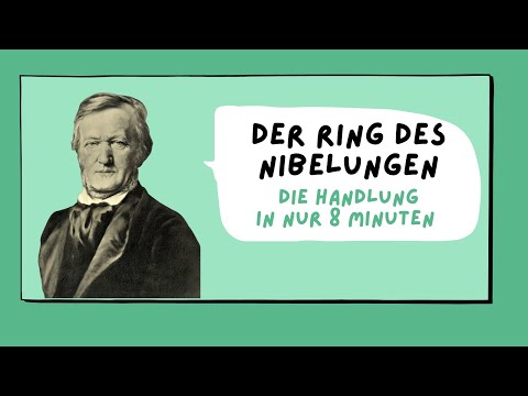 A brief summary in 8 minutes: Richard Wagner's Ring of the Nibelung. Illustrated, short & concise.