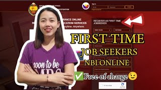 ✅FIRST TIME JOB SEEKERS NBI ONLINE APPOINTMENT | FREE OF CHARGE✅