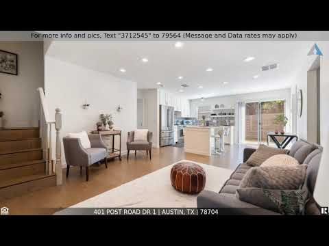 Priced at $700,000 - 401 Post Road DR 1, Austin, TX 78704