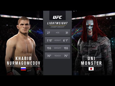 Khabib vs. Oni Monster - EA Sports UFC 2 ☝️🦅