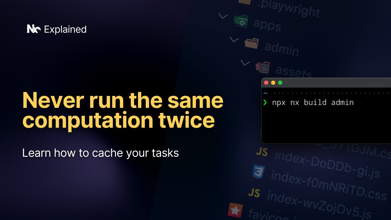 Caching - Never run the same computation twice