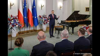 Presidential Palace. Meeting of the Presidential Couple with the winners and finalists of the Cho...