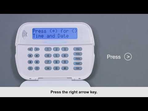 Setting the Time and Date on the PowerSeries Neo LCD Keypad