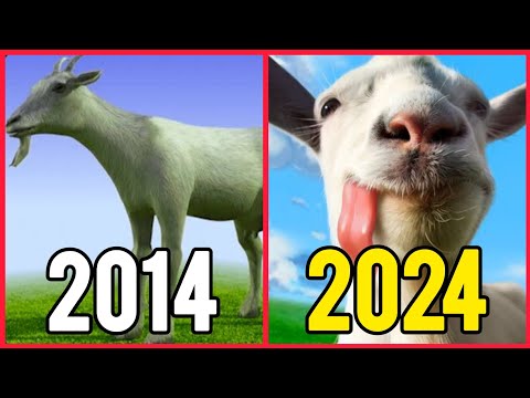 Evolution of Goat Simulator 2014-2025