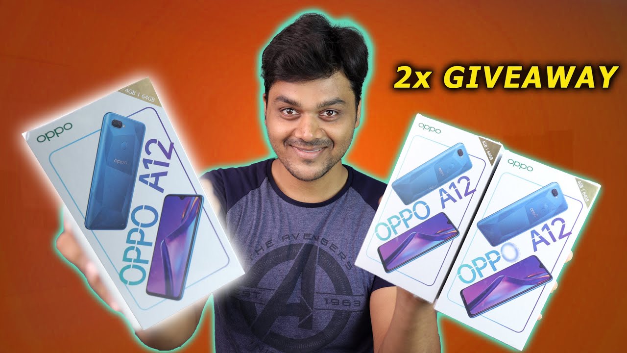 OPPO A12 Unboxing & 2x GIVEAWAY - பளபளக்கும் புது மொபைல் உங்களுக்கு