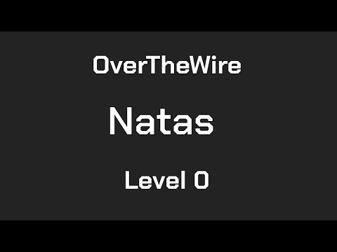OverTheWire Natas Level 0