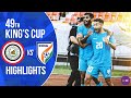 King's Cup 2023 Semi-Final | Iraq Vs India Highlights | Zidane Iqbal Red Card