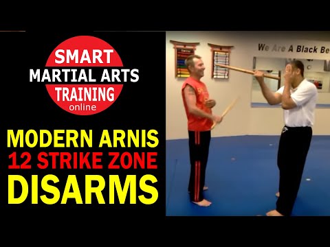 Modern Arnis - 12 Strike Zone Disarms