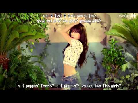 4MINUTE   Is It Poppin' MV English subs + Romanization + Hangul HD