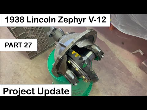 1938 Zephyr Part 27 - Project Update. Restoration of a 1938 Lincoln Zephyr V12 Coupe