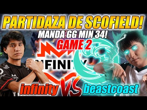 🔥BEASTCOAST vs INFINITY 🔥 GAME 2/BO3 | PARTIDAZA DE SCOFIELD! - DPC SA Div 1 4D ESPORST | DOTA 2